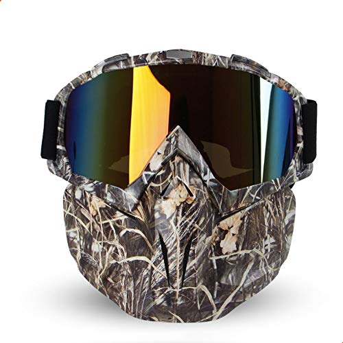 Armiya Motorcycle Paintball Goggles Mask,UTV Dirt Bike Off Road Racing Motocross BMX Riding