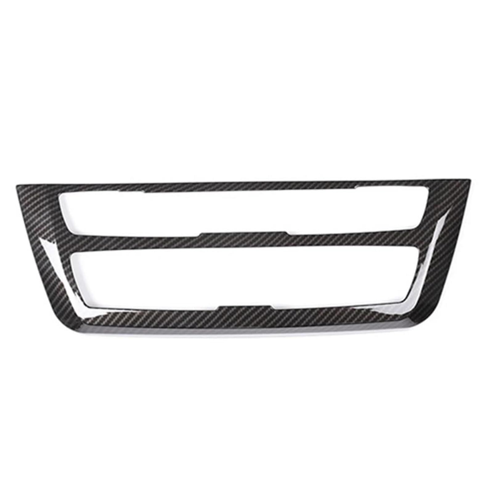 Samochodowy panel CD osłona konsoli środkowej naklejka z włókna węglowego naklejka zamiennik do BMW serii 3 4 GT F30 F32 F34 2013-2018 deska rozdzielcza