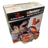 Radians FP80 Deviator Industrial Safety Ear Plugs NRR 33 dB 200 Pair (Orange) Box