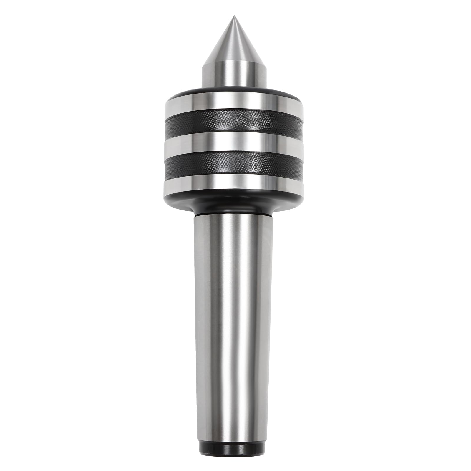 MT5 Live Center 60 Degree Morse Taper Precision Lathe Medium Duty Live Tailstock Center for Igh-Speed Lathes & CNC Lathes, Maximum 6300N Radial Load & 2400rpm