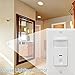 TOPGREENER Motion Sensor Light Switch, PIR Motion Sensor Switch, Occupancy Sensor Light Switch, 150W LED/CFL, 1/4HP, Neutral Wire Required, Single Pole, TDOS5-W, White