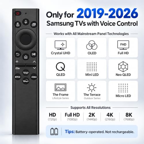 Image of Replacement for Samsung Smart TV Remote Control