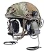 DLP Tactical Helmet ARC Rail Adaptor Set Compatible with Peltor ComTac Headsets (Tan)