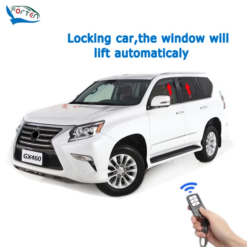 Forten Kingdom OBD Car Auto Window Lift Close Open Side Mirror Fold Unfold and Door Speed Lock Kit Device Module Accessories Part Fits for Lexus GX 460 GX460 2010-2019
