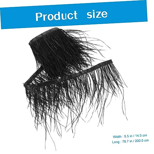 Plumes d'autruche véritables Uonlytech pour customiser une robe de mariée chic - 4
