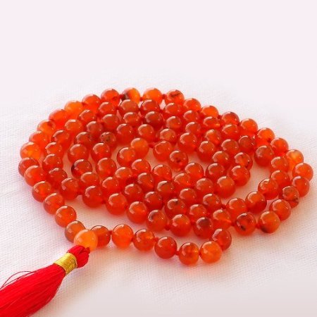 Mala Beads - Red Carnelian