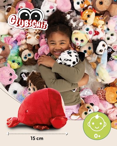 NICI Kuscheltier GLUBSCHIS Hummer Humberto 15cm - rot - Stofftier aus weichem Plüsch, niedliches Plüschtier zum Kuscheln und Spielen, für Kinder & Erwachsene, tolle Geschenkidee | 61849