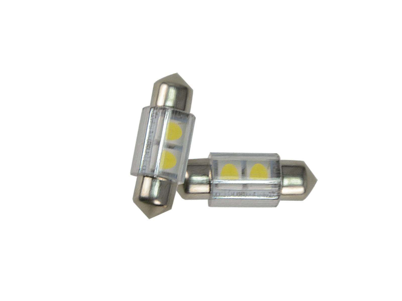 NJYTouch 6pcs Cool White 31mm 5050 211 2SMD Festoon Interior LED Light Bulbs Lamps