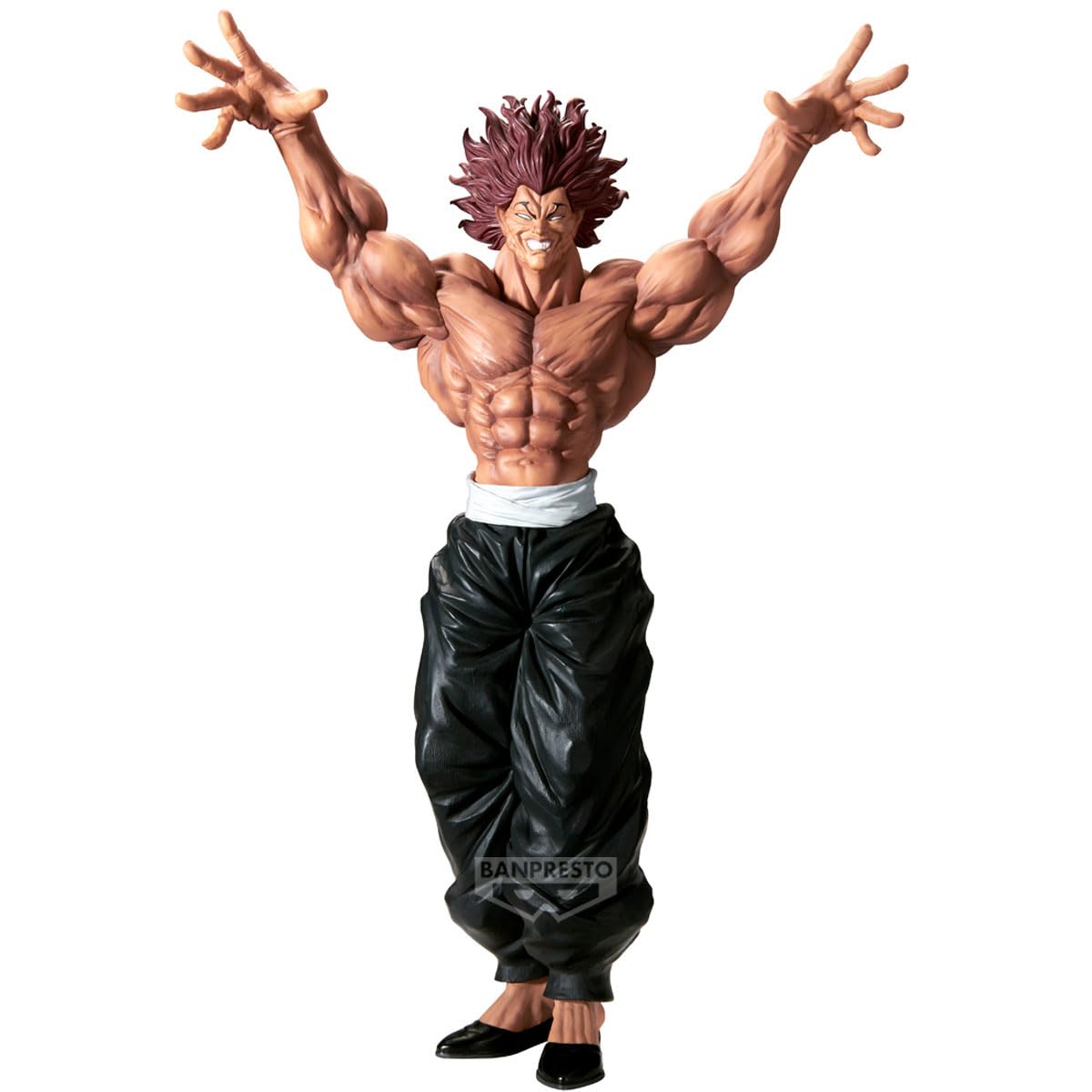 Banpresto Hanma Yujiro Baki Action Figure - Grandista 31 cm - BP30044P Multicolor - Collectible Figure - Ideal for fans of the Baki Series