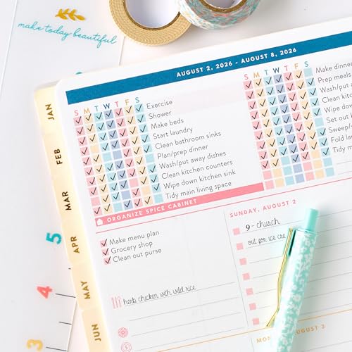 PPP Home Planner 2026 | 12-Month Weekly Calendar...