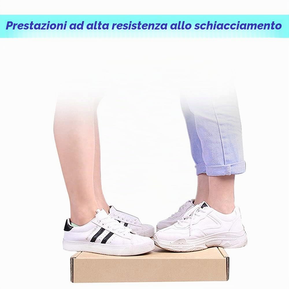 Scatole di spedizione in cartone ondulato, 250 x 200 x 70 mm grandi scatole postali per la spedizione, scatole di imballaggio marrone per affari, stoccaggio o regalo (10 pezzi)