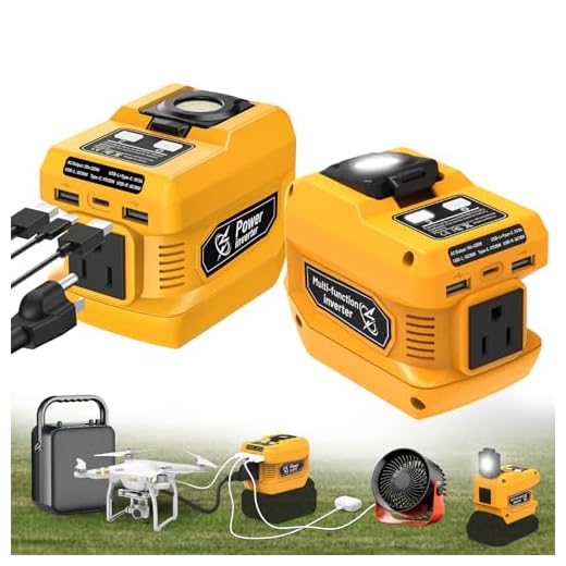 220W Portable Power Inverter with LED Light