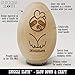 Chicken Running Laying Eggs Chicken Egg Rubber Stamp - 1/2 Inch Mini