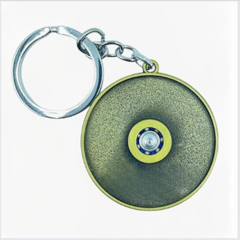 Image of Fashion fusion Harry Potter Rotating Metal Keychain for Car & Bike | Metallic Rotating Unique Keychain Keyring for Gifting