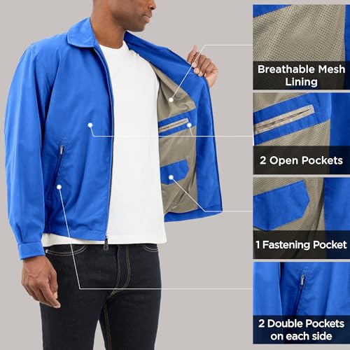 Image of London Fog Men's Auburn Zip-Front Golf Jacket