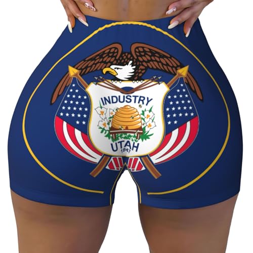 OXKGHHO Utah Flag Print Women