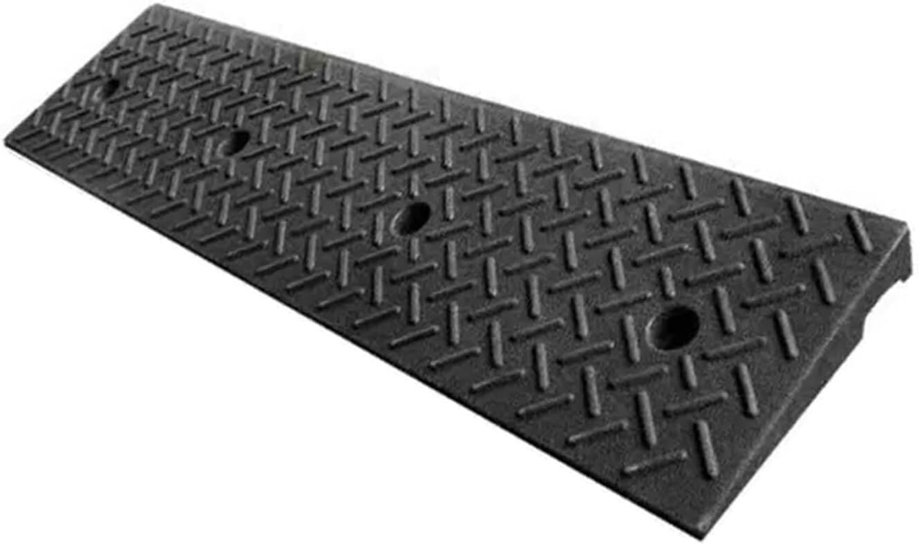 Schody rampowe Podjazdy krawężnikowe gumowe i plastikowe Podjazdy krawężnikowe dla pojazdów ciężkich Twarde podjazdy schodkowe(100x25x6cm)