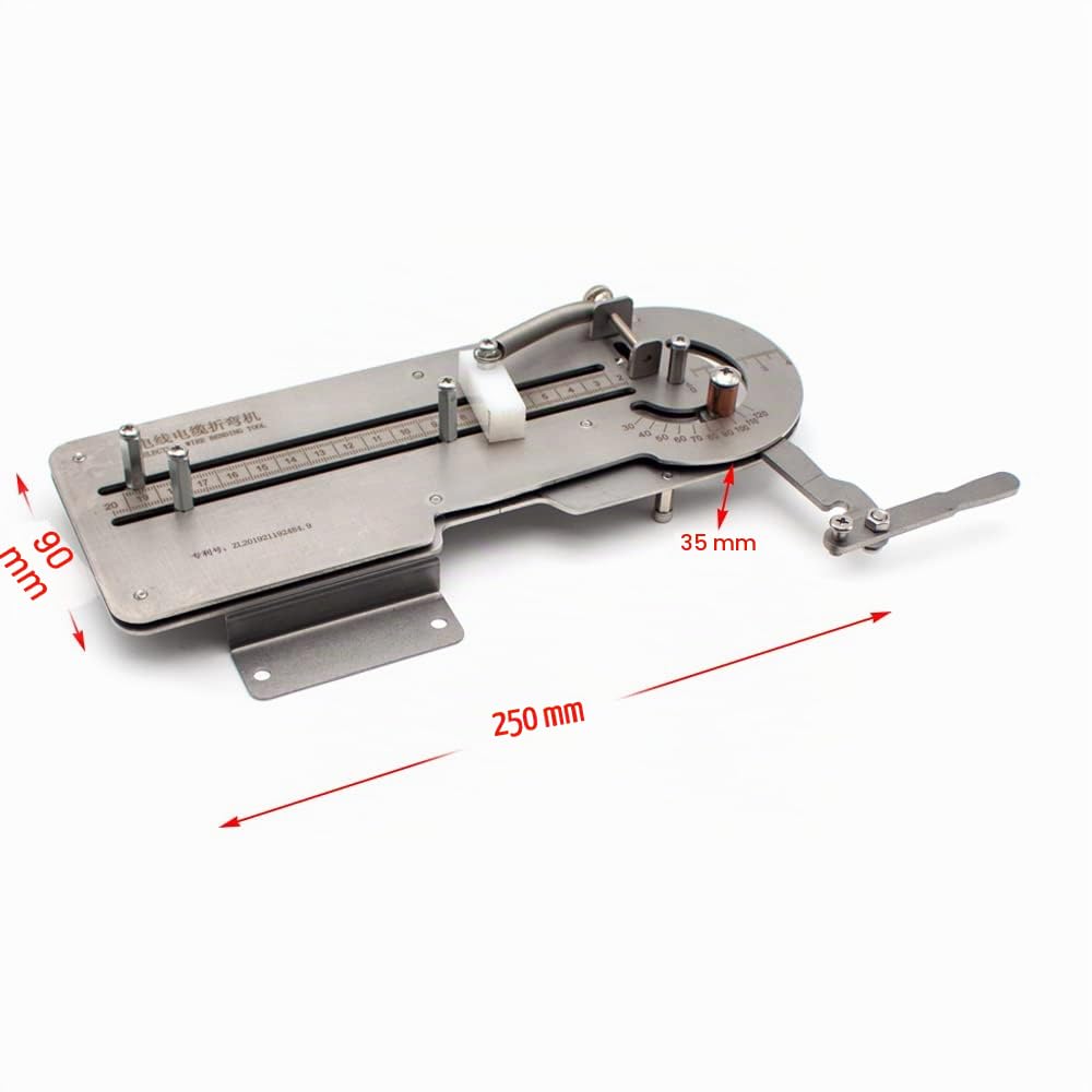 Petite Machine à Cintrer Manuelle de Fil et de Câble, Cintreuse de Bricolage, Outil de Cintrage de Fil électrique, Fil de Cuivre de Fil de Fer 2.5-35mm