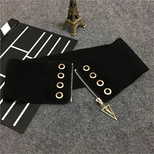 Plus Size Elastic Corset Belt Female Waist Wide Belts for Women Stretch Cummerbunds Designer Big Dress Waistband4