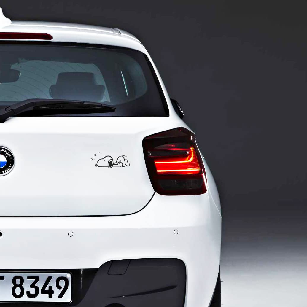 Adesivo Snoopy Per Interruttore Luce - Vinile 10x5 Cm, Bianco, Facile Applicazione - Foto 4