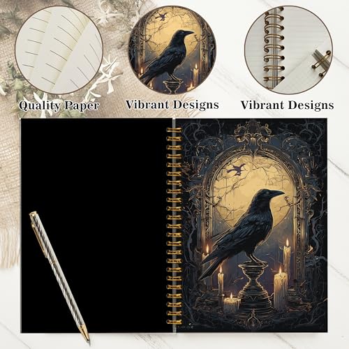 Journal de sorcière vintage A5 à spirale pour vos notes et secrets - 3