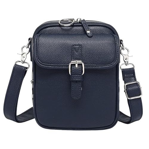 Urvashi Crossbody Leather Bag with RFID Protection, Crossbody Leather Bag Vintage Style for Women Travel, Work, Daily Use