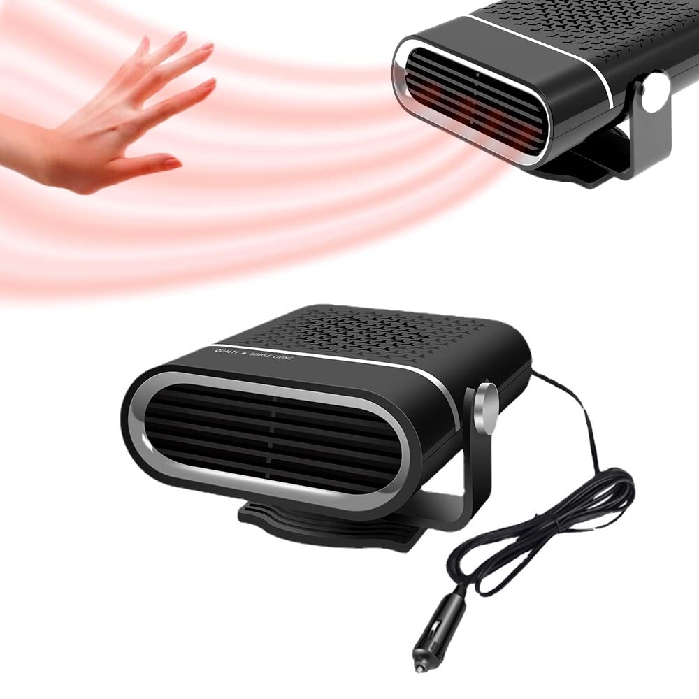 Portable Electric Space Heater Car Mounted Heater Portable Vehicle Air  Dryer 3 Heat Settings Overheat Protection Vehicle Defroster Multi-use Black  : Amazon.ca: Automotive