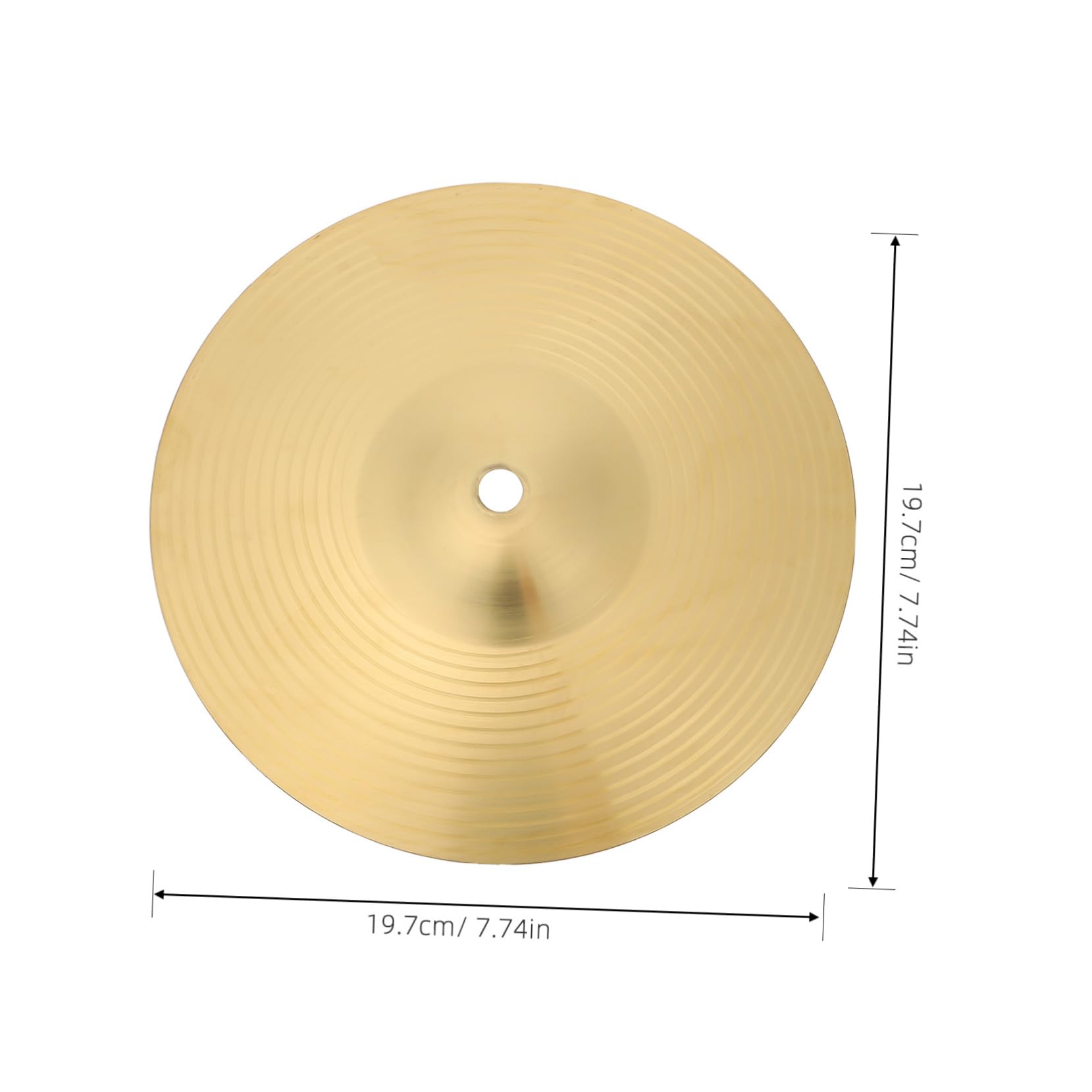 BESPORTBLE Piece Drum Cymbal Accessory Lightweight Easy to Install Compatible with All Drum Durable Material for Pure Sound for Jazz and Musical Performances