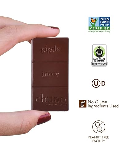 Miniatura 3 de Chuao Chocolatier Honeycomb Chocolate Negro Mini Gourmet Chocolate Bar 24-Ct 039 oz cada uno