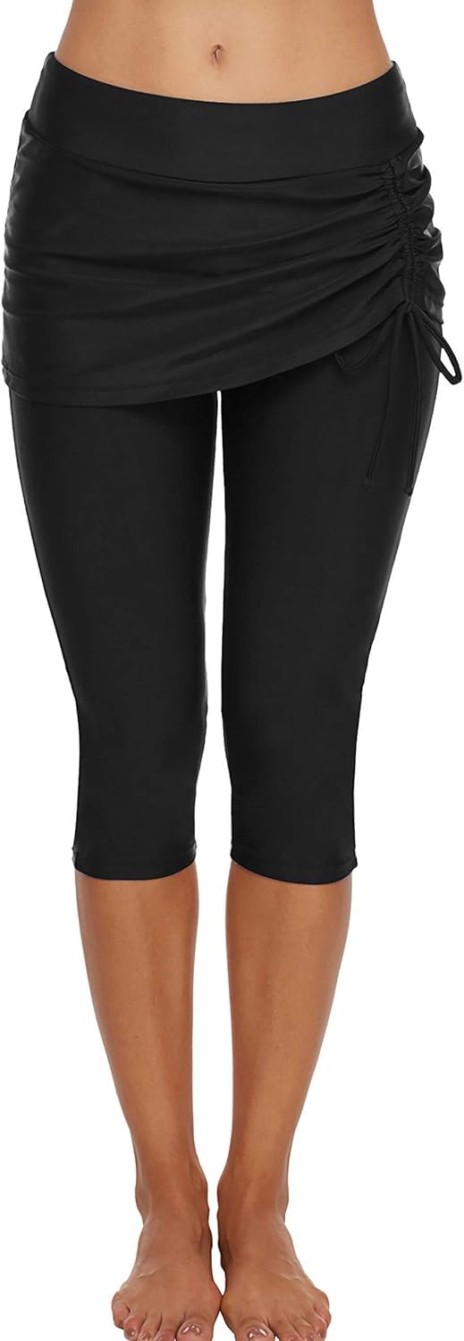 ECUPPER High Waisted Swim Capris