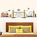 Wallpark Londres Paisaje - Puente de la Torre Calle Autobús Desmontable Pegatinas de Pared Etiqueta de la Pared, Sala Dormitorio Hogar Decorativas Adhesivas DIY Arte Murales
