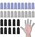 30 Pack Finger Guards for Cutting, Finger Covers for Cuts Anti-Slip Kitchen Work Guards, Level 5 Thumb & Fingertip Protection (Three Colors)