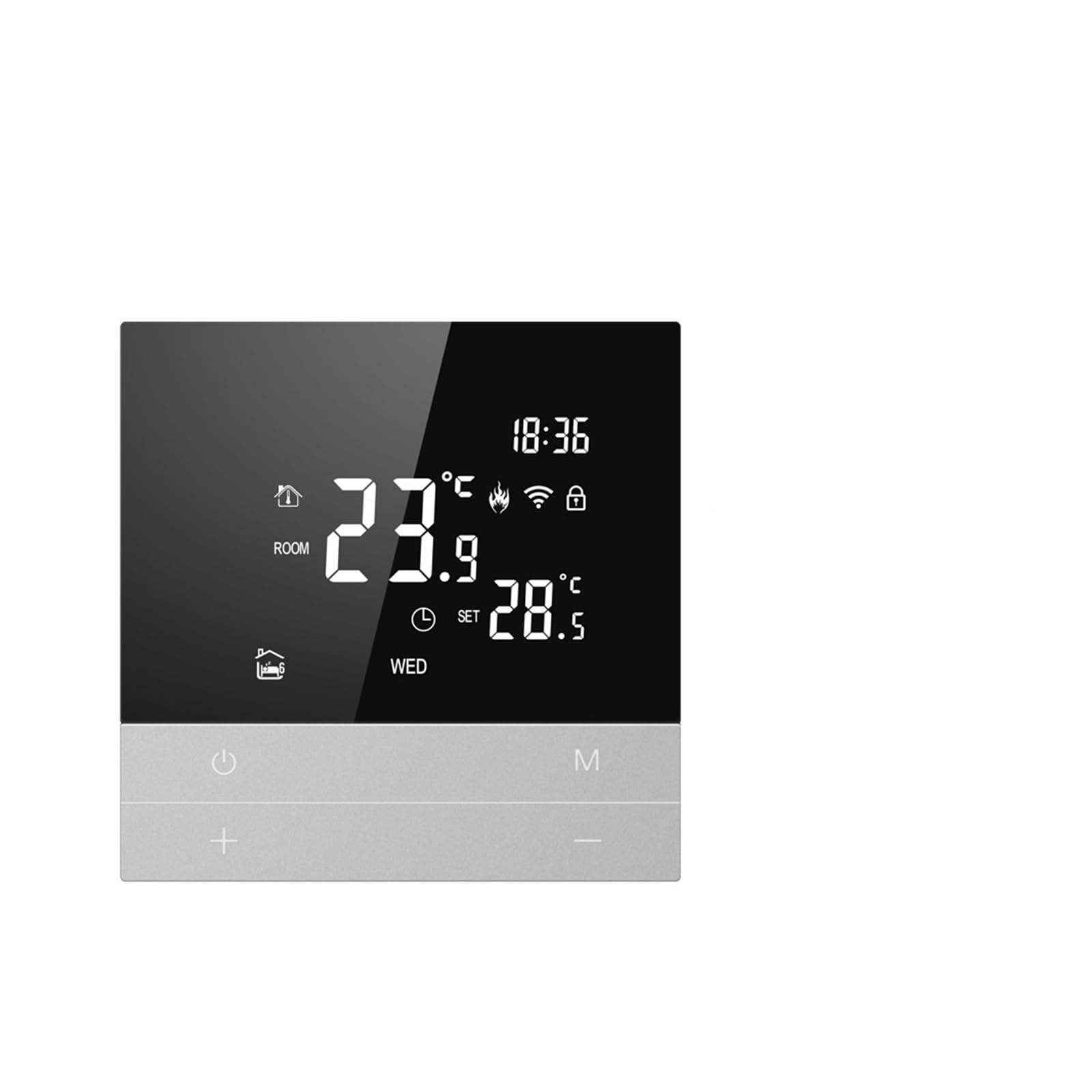 Temperature Controller, Tuya Smart Thermostat Electric Floor/Heating Water/Gas Boiler Temperature Controller(3A WiFi Water Heating)