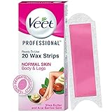 Veet Full Body Waxing Kit for Normal Skin, 20 strips