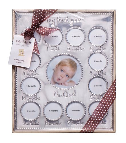 Carter's Year of Photos Frame - Silver