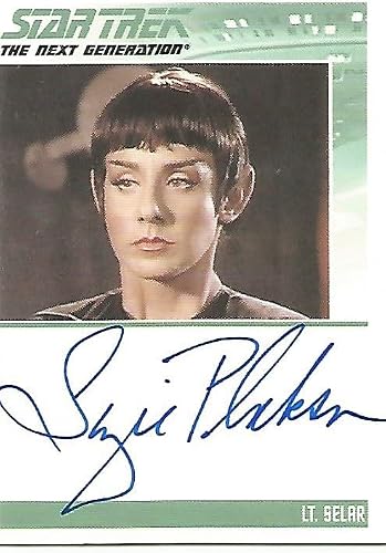 Star Trek the Next Generation Suzie Plakson as Lt. Selar Autograph Trading Card