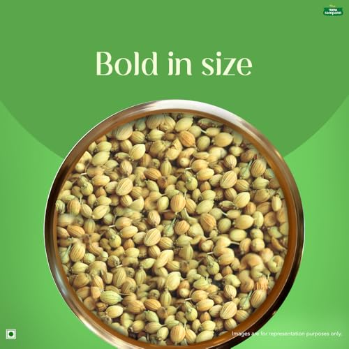 Image of Tata Sampann Coriander Whole (Dhaniya), Whole Spices, Natural Oils*, Rich Aroma, 200g