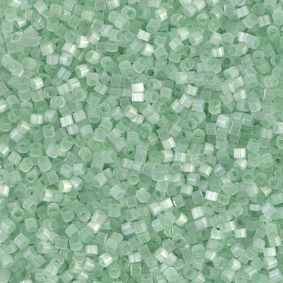 Miyuki Delica 11/0 Cylinder Seed Beads - Mint Green Silk Satin - DB0828 5 Grams