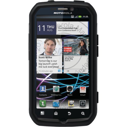 OtterBox 77-19134 Commuter Series Hybrid Case for Motorola Photon 4G - 1 Pack - Retail Packaging - Black