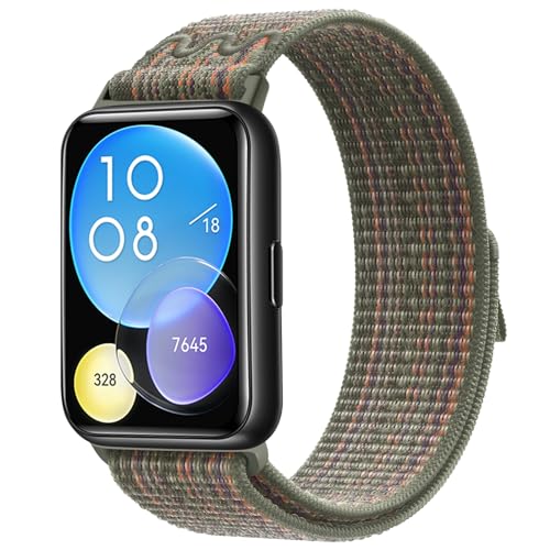 Fgukonc Sport Loop Compatible for Apple Watch Band Series 9, Ultra 2, SE, Braided Woven Stretchy...