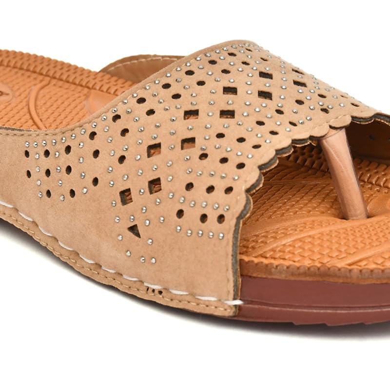 Image of HEALTH FIT Extra Super Soft Ortho Care Diabetic & Orthopedic Slippers /Doctor Chappal & Ultra-Lightweight Stylish Footwear for Women's 677