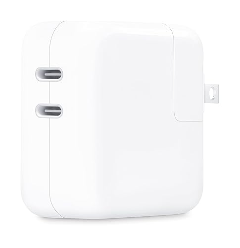 Apple 35W Dual USB-C Port Power Adapter: Fast and Convenient Charging, Type C Wall Charger - 35W - Standard