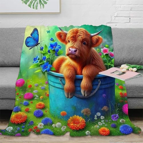 Couverture de lit en microfibre chaude 200x230 jeté de canapé doux - 2
