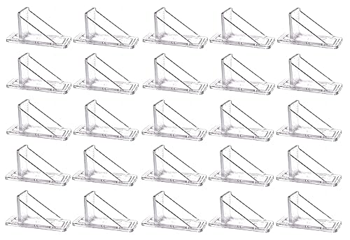 JSP Manufacturing 100 Pack Recycled Clear V2-Mini Roof Guard Snow and Ice Guard Prevent Sliding Ice Snow Stop Buildup Plastic