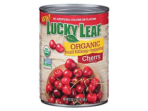 Lucky Leaf Organic Cherry Pie Fruit Filling or Topping 21oz 1 pack