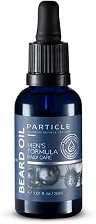 Particle Beard Oil - Soft and Itch-Free Beard Oil for Men (1 Oz) - Mens Beard Oil with 6 Natural Oils - Fragrant Beard Oil with Argan Oil Formula to Soften Beard, Groom Beard and Soothe Dry Skin
