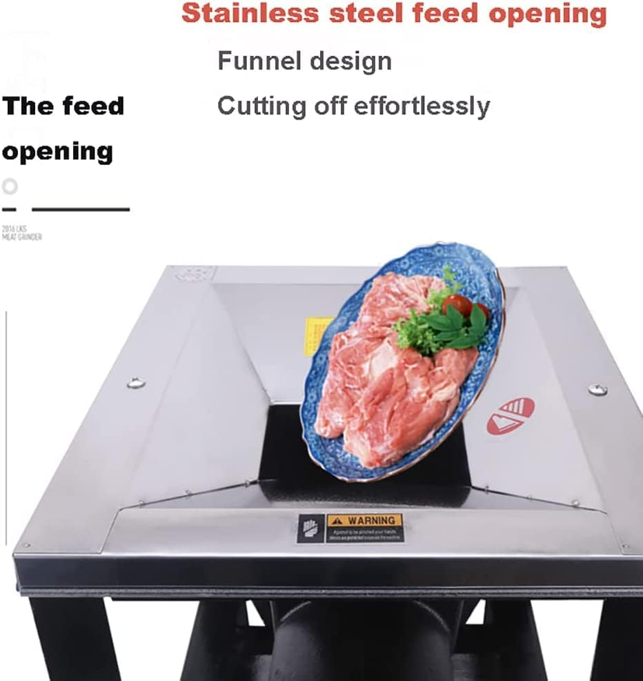 Picadora eléctrica de carne, picadora de carne resistente de 3000 W para huesos, chile y pollo, ideal para hogares, hoteles grandes y granjas comerciales