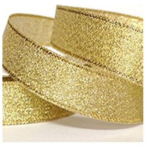 GCS London Metallic Gold Organza Ribbon 20mm Cover