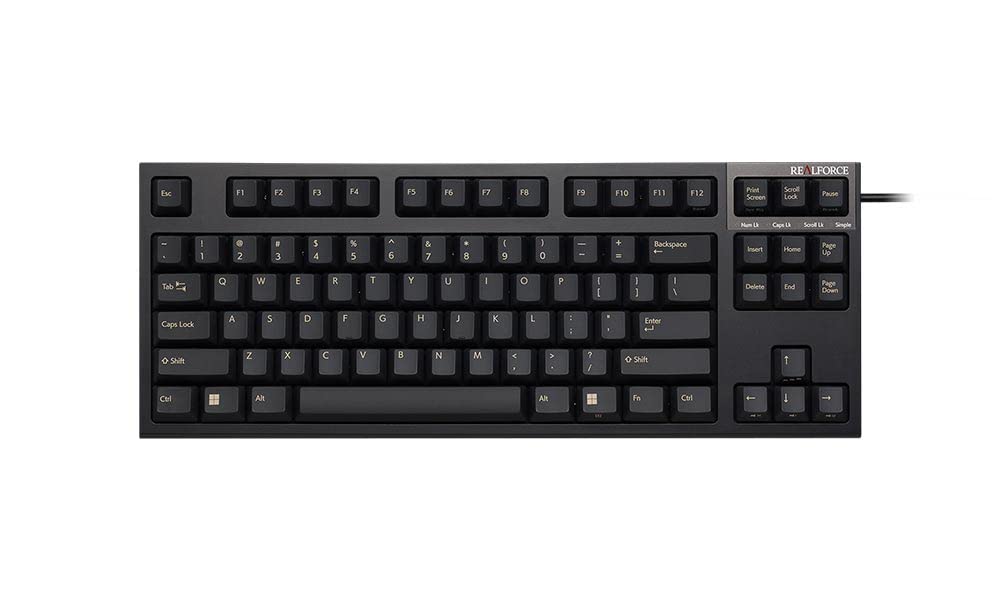 Realforce Topre R3S TKL Keyboard Topre 45g