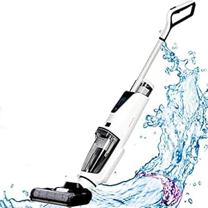 3-in-1 draadloze vloerreiniger,nat- en droogzuiger,tapijtreiniger,met dubbele watertank,zelfreinigende draadloze stofzuiger,natstofzuiger bekledingsreiniger,voor alle harde vloeren en tapijten